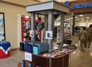 Fort Irwin Main Exchange kiosk